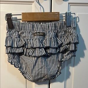 Matilda Jane Picnic Gigham Ruffle Bottoms Black and White 18m 18-24m